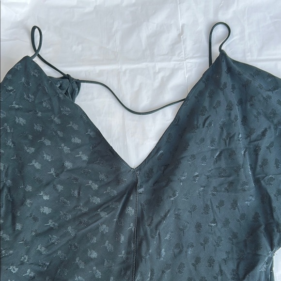 Zara green Asymmetrical Ruffled Blouse - Picture 3 of 6